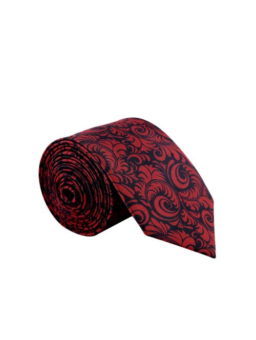 red micro-fibre tie - 15190402 - Very Small Image - 1