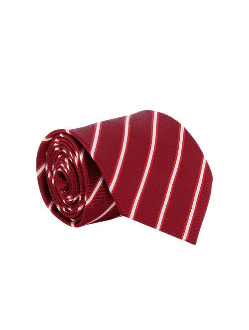 maroon satin tie - 15190419 - Very Small Image - 1