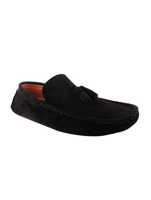 black suede slip on loafer - 15193687 - Very Small Image - 1