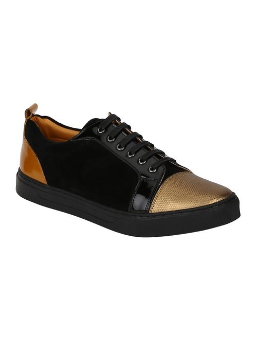black suede lace up sneaker - 15194370 - Very Small Image - 1