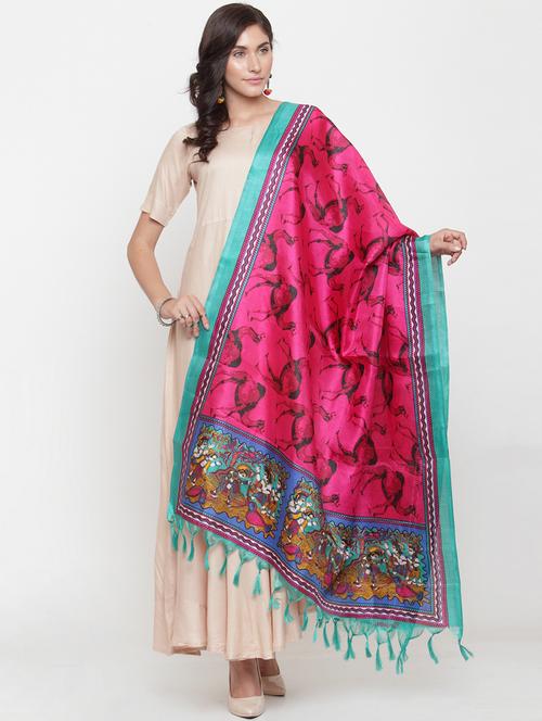 conversational printed dupatta - 15198982 - Very Small Image - 1