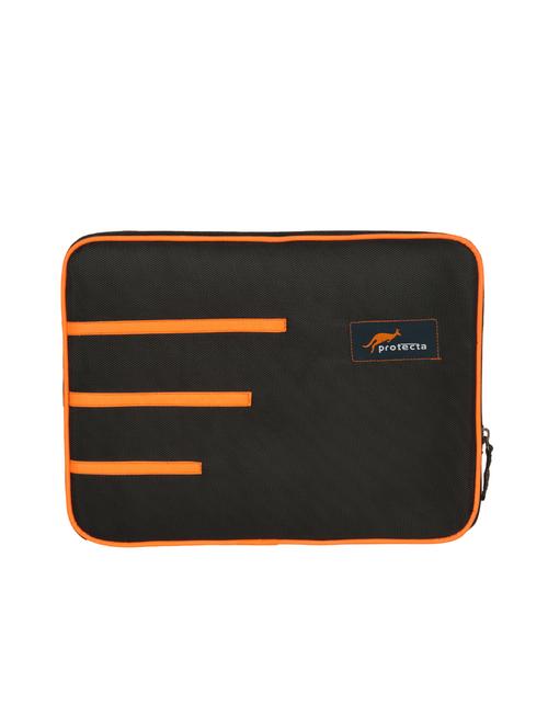black & orange laptop sleeve - 15199691 - Very Small Image - 1