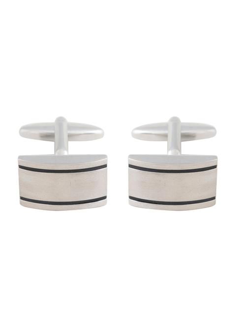 silver metal cufflink - 15201065 - Very Small Image - 1