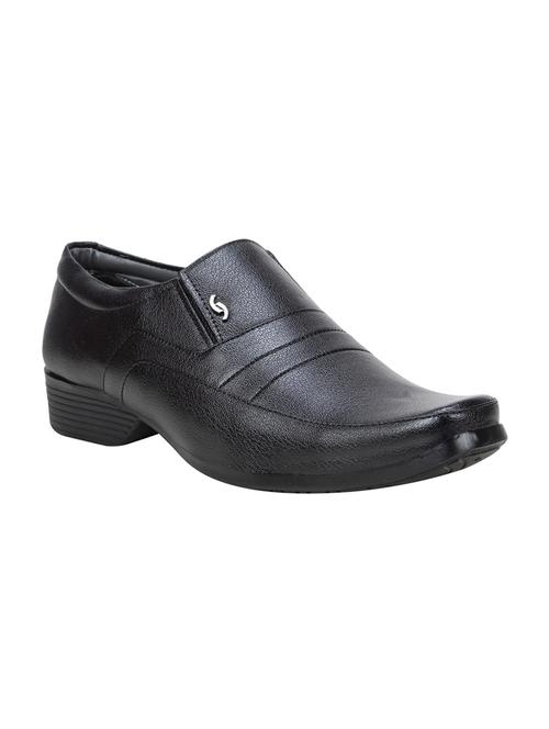 black faux leather slip on - 15201107 - Very Small Image - 1