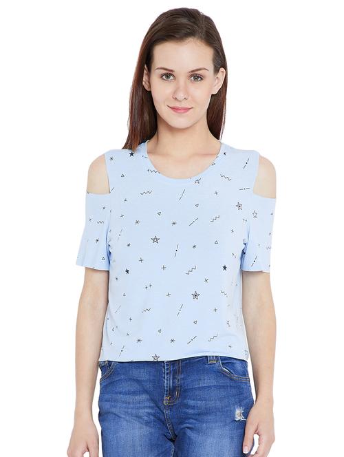 quirky cold shoulder top - 15203861 - Very Small Image - 1