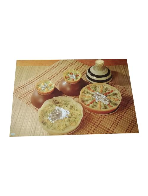 digital printed pvc dining table 6 placemats - 15206192 - Very Small Image - 1