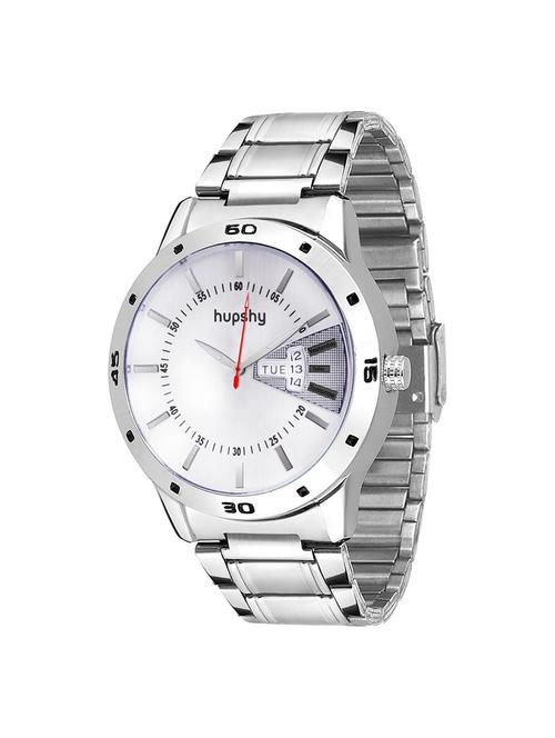 hupshy analog round dial mens watch / fashionable men's watches / watches for men / day and date watches for men's - 15206926 - Very Small Image - 1