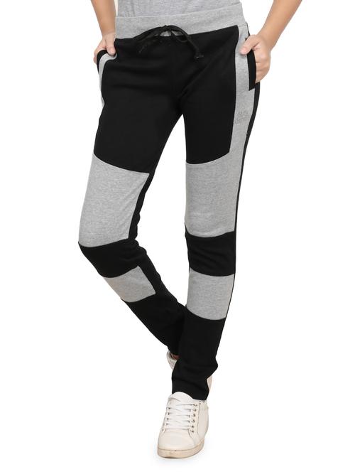 black cotton track pants - 15209203 - Very Small Image - 1