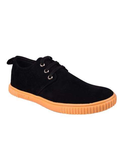 black suede lace up sneaker - 15211362 - Very Small Image - 1