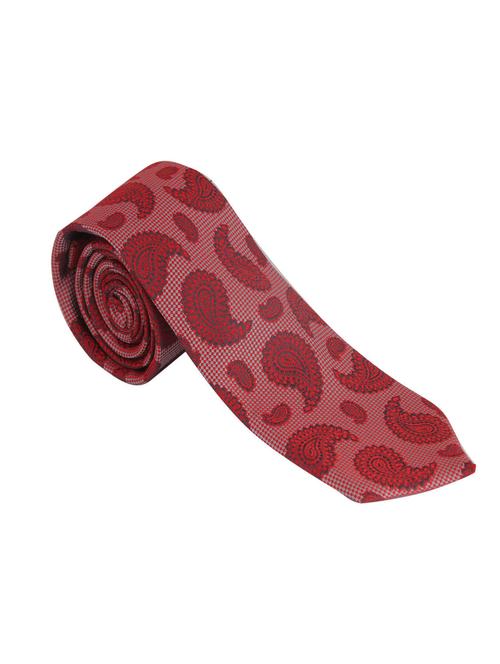 red polyester tie - 15214577 - Very Small Image - 1