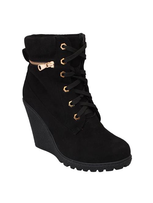 black suede ankle boot - 15216416 - Very Small Image - 1