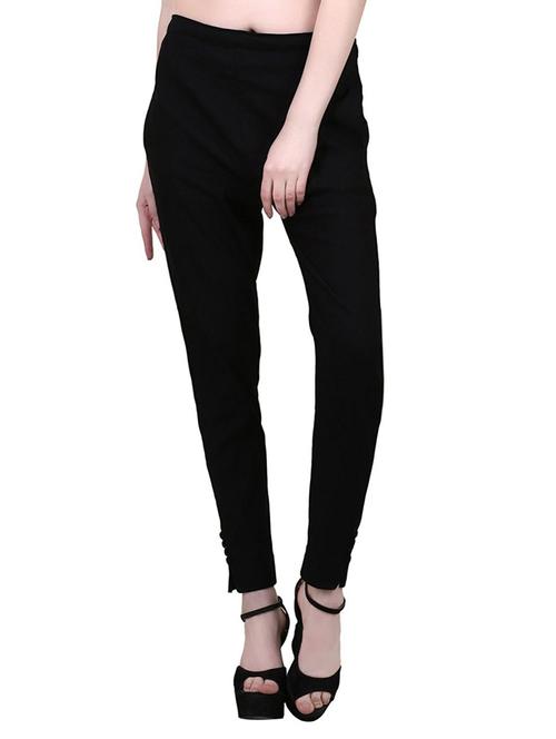 black cotton trouser - 15219166 - Very Small Image - 1