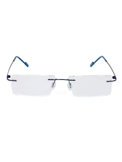royal son rimless rectangular spectacle frame for women (rs04570er|50|transparent lens) - 15221519 - Very Small Image - 1