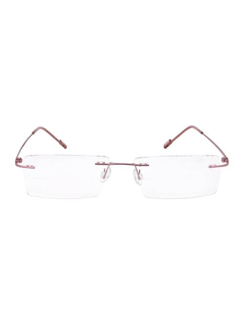 royal son rimless rectangular spectacle frame for women (rs0640er|50|transparent) - 15221536 - Very Small Image - 1