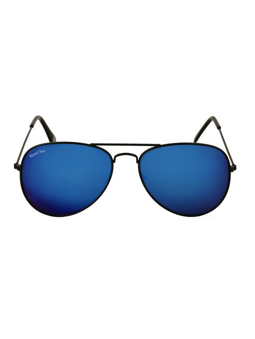 royal son uv protected aviator sunglasses for women (rs0010av|58|bule mirrored lens) - 15221969 - Very Small Image - 1