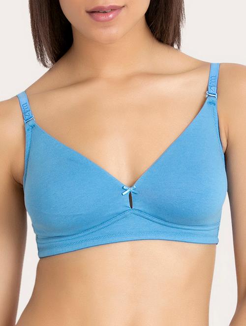 bow patch solid t-shirt bra - 15224062 - Very Small Image - 1