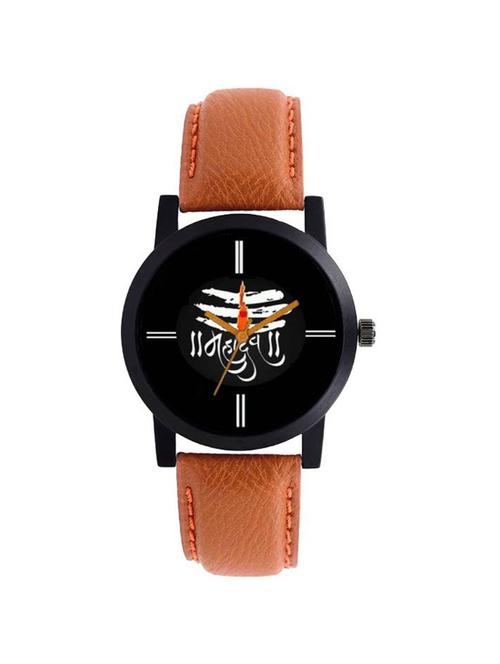 surbhi fashion men's brown leather watch - 15225083 - Very Small Image - 1