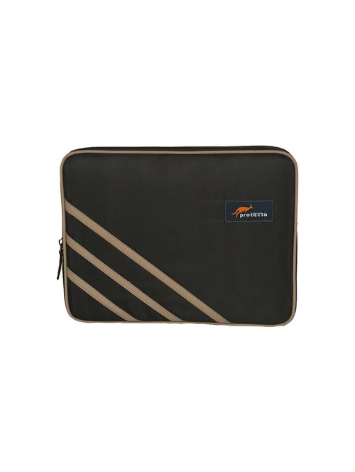black & beige laptop sleeve - 15226179 - Very Small Image - 1