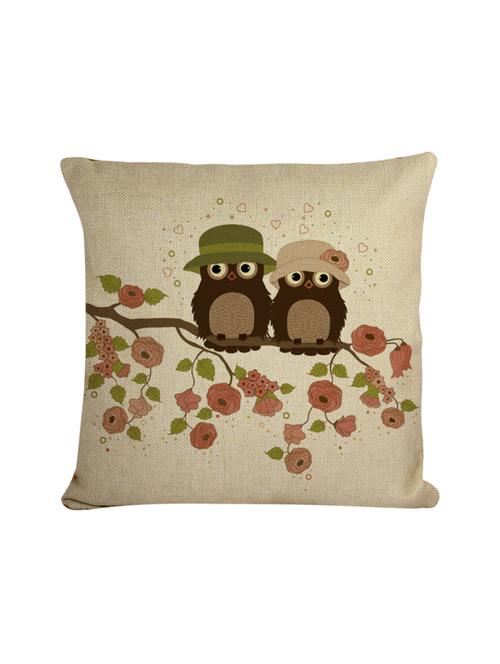 jute cushion cover 16 x 16 inch - 15226923 - Very Small Image - 1
