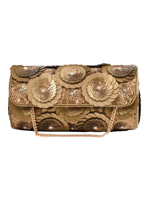 gold metal box clutch - 15227351 - Very Small Image - 1
