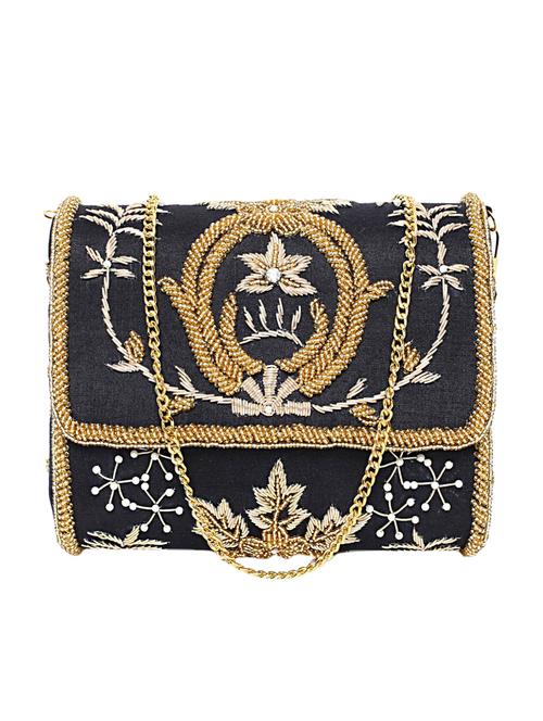 black suede fold over clutch - 15227368 - Very Small Image - 1