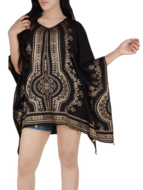 foil print kaftan - 15228047 - Very Small Image - 1