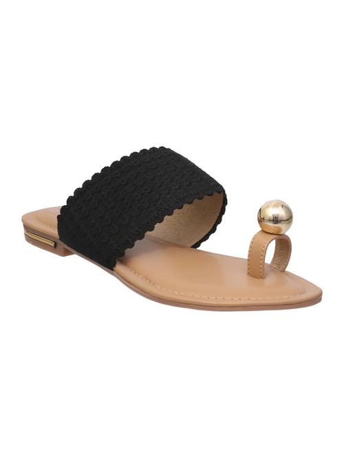 black one toe  sandal - 15231042 - Very Small Image - 1