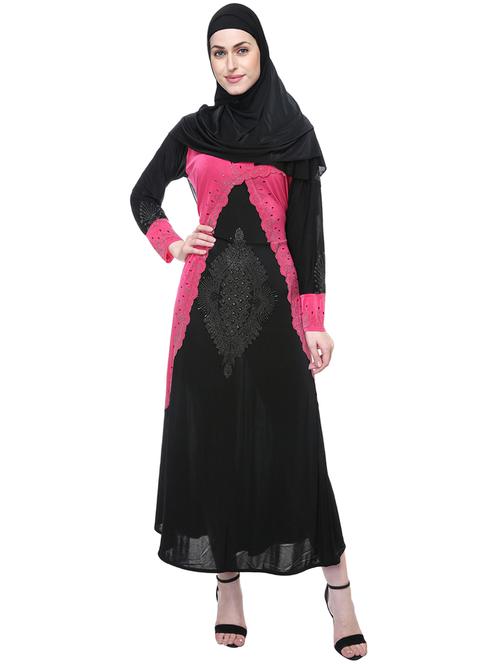 black viscose aline cloaks & abaya - 15232996 - Very Small Image - 1