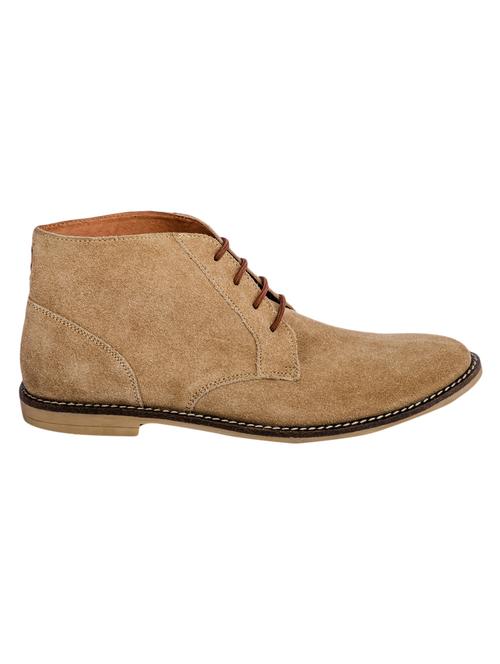 beige suede lace-up derby - 15234104 - Very Small Image - 1