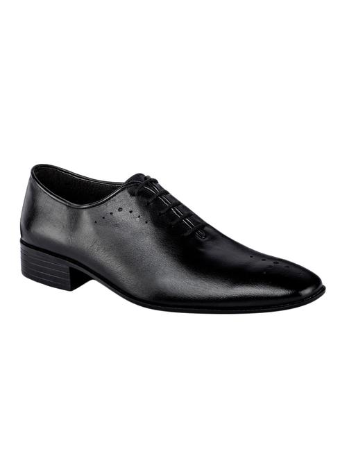 black leather lace-up oxford - 15234144 - Very Small Image - 1