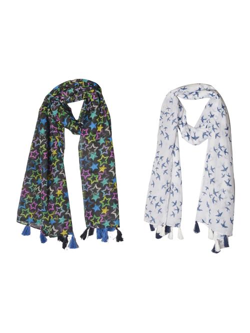 multi colored cotton dupatta - 15234388 - Very Small Image - 1