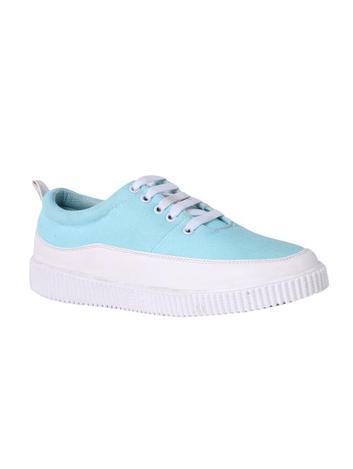 blue Canvas lace up sneaker - 15237674 - Very Small Image - 1