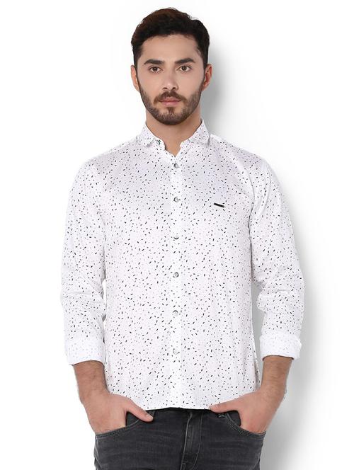 white cotton casual shirt - 15238238 - Very Small Image - 1