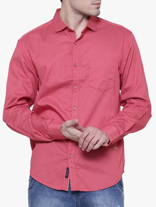 red cotton kurta - 15240189 - Very Small Image - 1