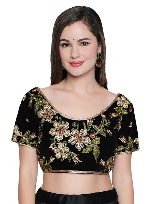 black embroidered blouse - 15240277 - Very Small Image - 1