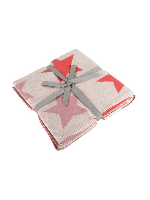 cotton knitted pink blanket - 15240577 - Very Small Image - 1