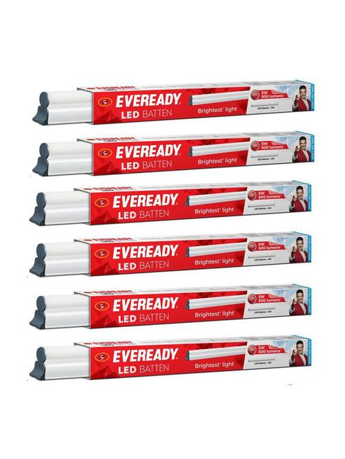 LED Batten Combo 5W (1 feet) Pack of 6 - 6500K - 15245995 - Very Small Image - 1