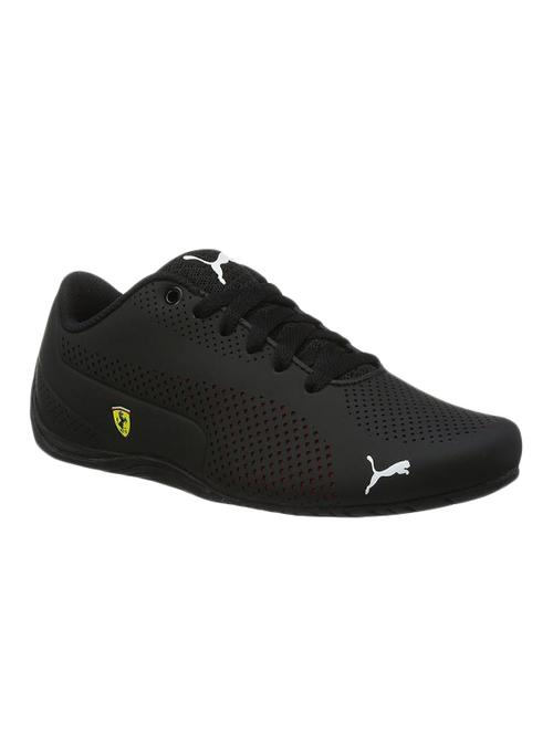 black leatherette lace up sneaker - 15250672 - Very Small Image - 1