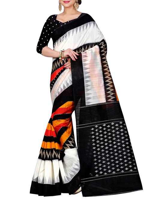 black silk bhagalpuri saree with blouse - 15255872 - Very Small Image - 1