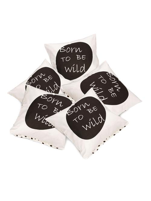 100% cotton cushion cover set of 5 (40 cm x 40 cm) - 15259920 - Very Small Image - 1