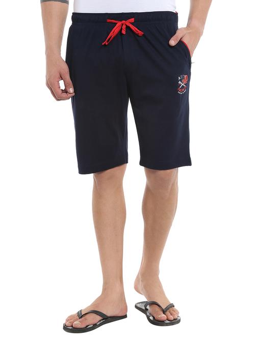 blue cotton shorts - 15262241 - Very Small Image - 1