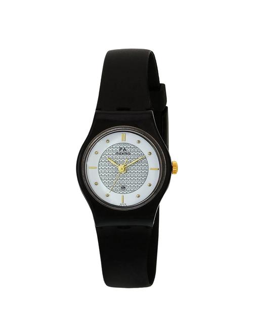 maxima white dial women's watch (fiber collection) -02578pplw - 15265237 - Very Small Image - 1