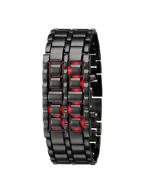 surbhi fashion men's black metal watch - 15265360 - Very Small Image - 1