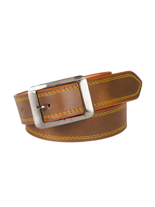 brown leatherette belt - 15272224 - Very Small Image - 1