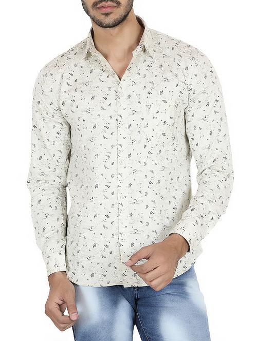 white cotton casual shirt - 15272790 - Very Small Image - 1