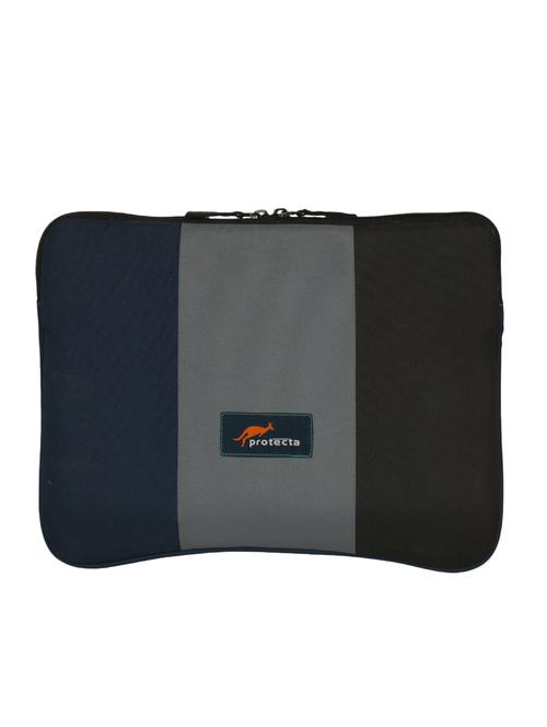 navy, grey and black polyester laptopbag - 15275306 - Very Small Image - 1