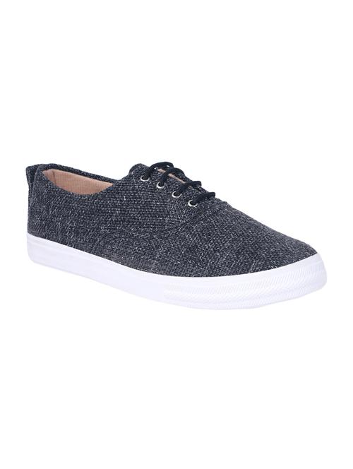 black jute laceup casual shoes - 15276930 - Very Small Image - 1