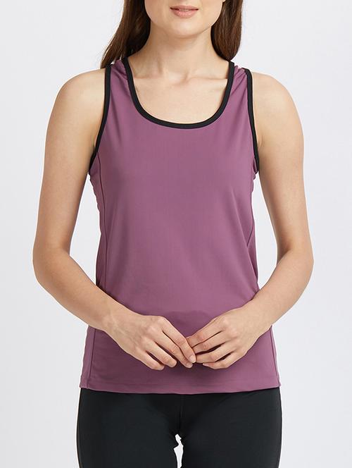 purple solid tank tee - 15277314 - Very Small Image - 1