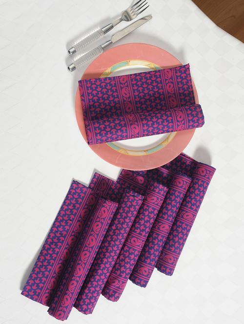 set of 6 dinner napkin - 15277422 - Very Small Image - 1