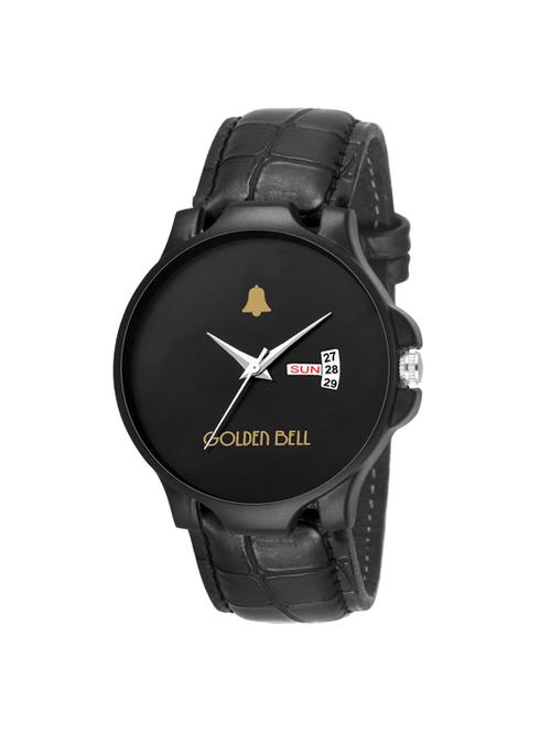 Golden Bell Ravenclaw Day and Date Calender Function Chronograph Display Black Dial Men's/Boys Watch - GB-1126 - 15277603 - Very Small Image - 1